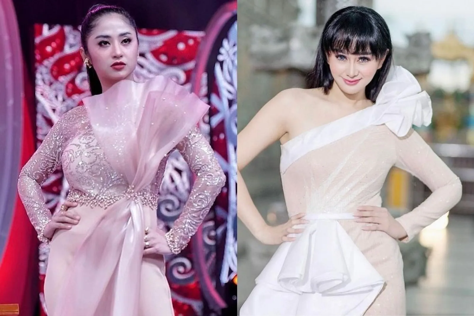 Konflik Memanas, Begini Adu Cantik Dewi Perssik vs Denise Chariesta