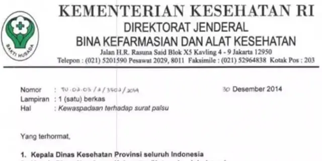 Lengkap, Ini 7 Contoh Kop Surat yang Benar