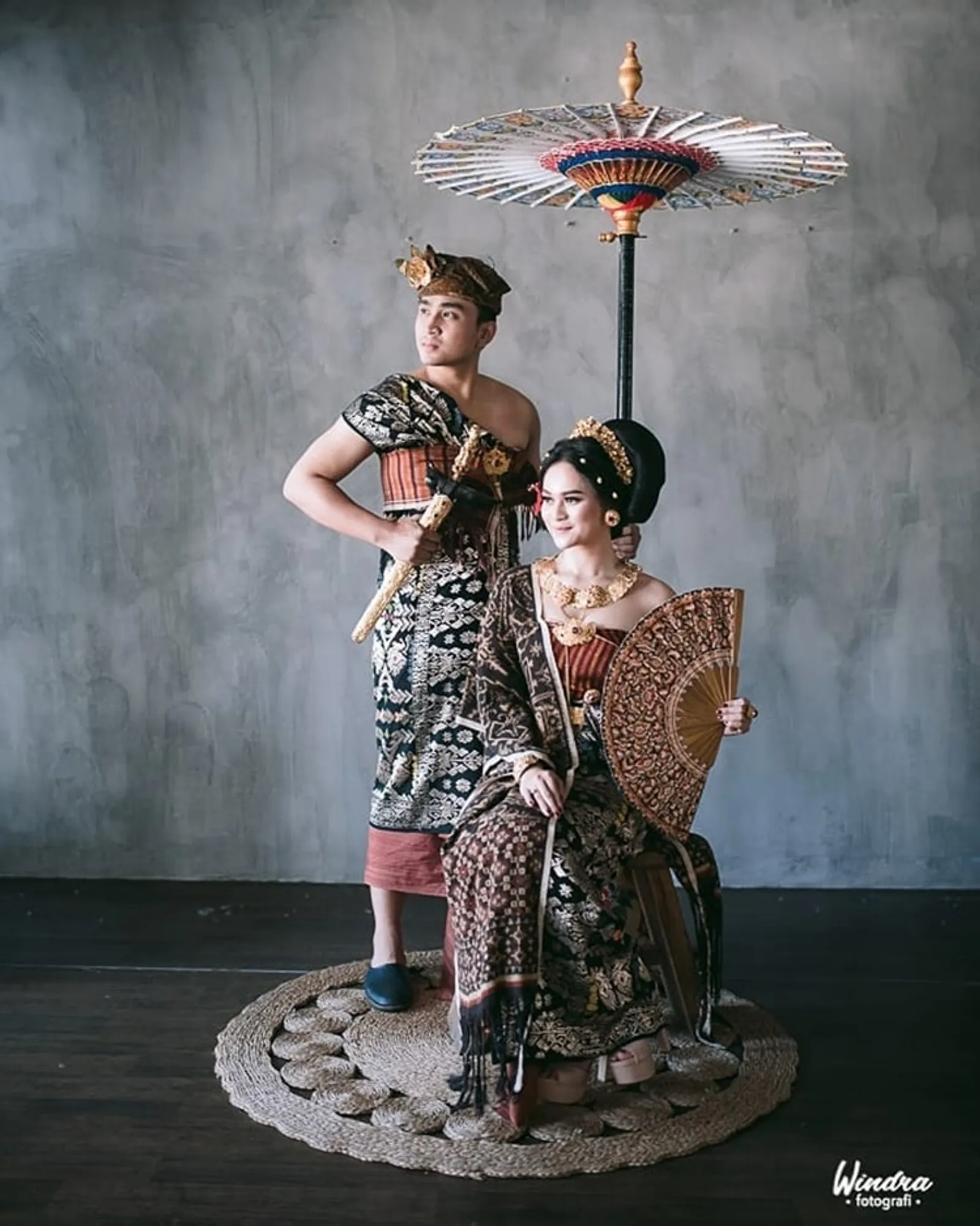 10 Foto Pre-Wedding Lutfi Agizal dan Nadya Indry, Pakai Adat Bali!