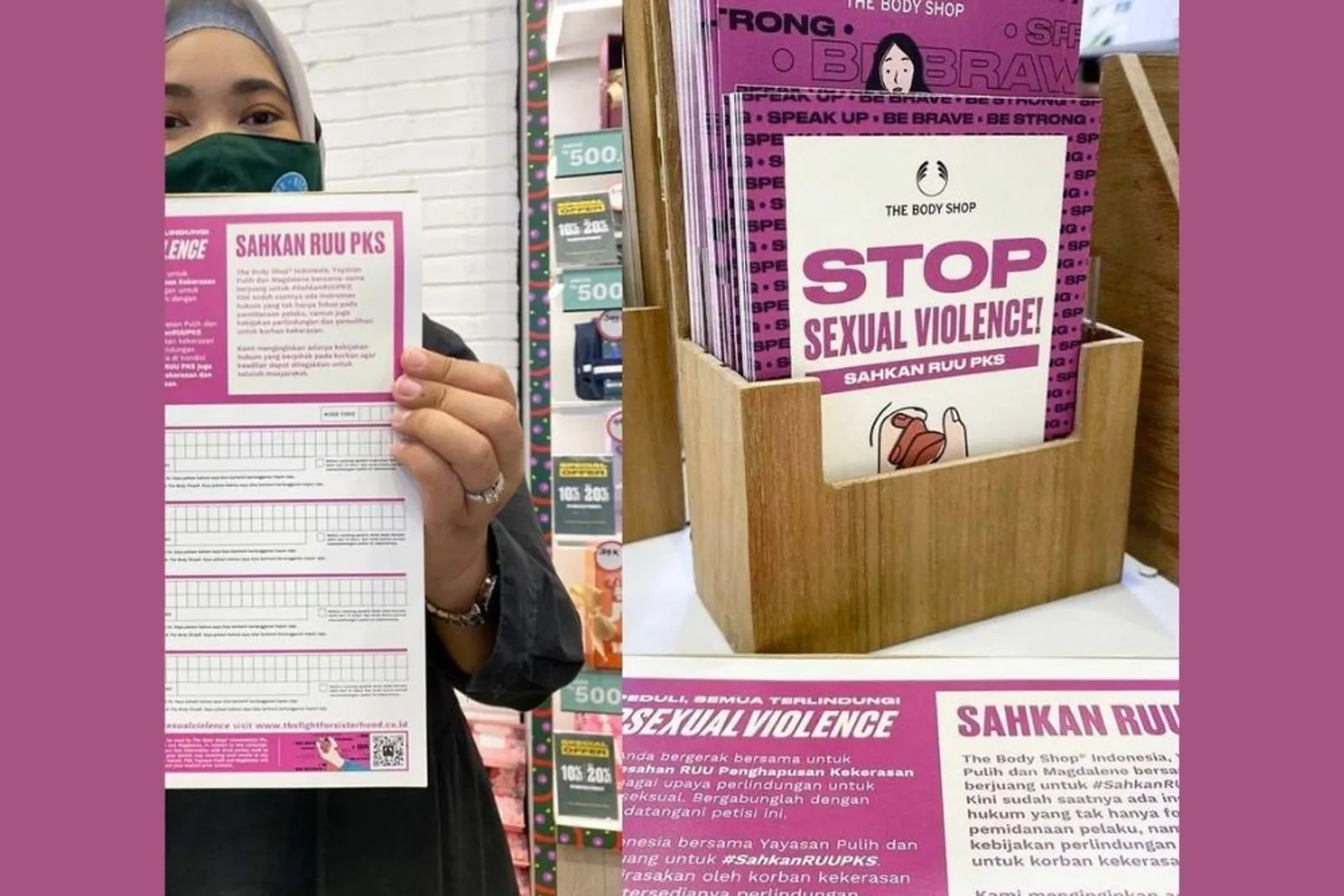 Mari Bantu Lawan Kekerasan Seksual Bersama The Body Shop