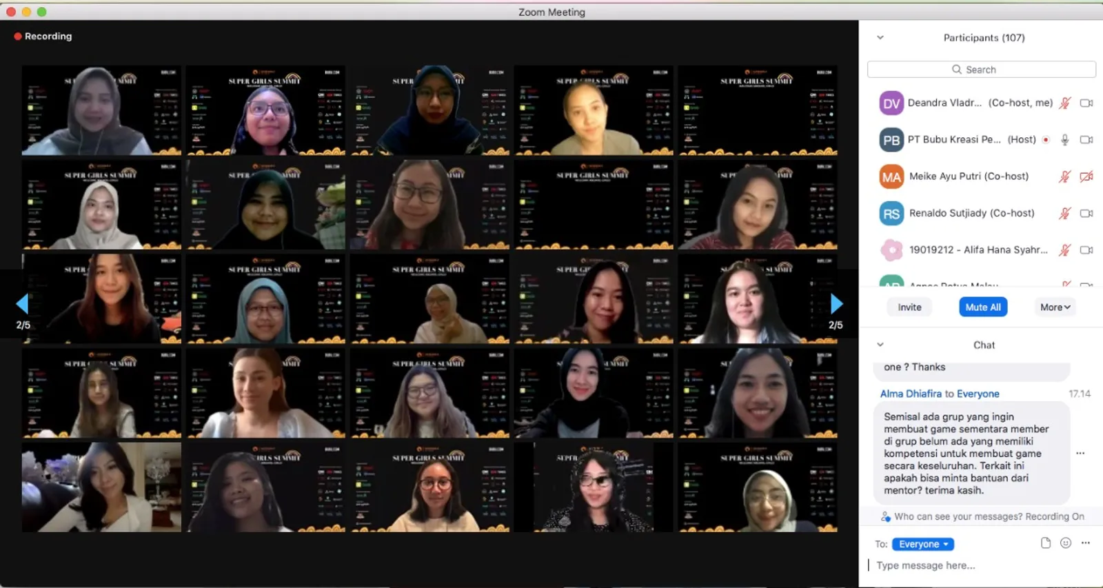 Supergirls in Tech Pilih 100 Mahasiswi untuk Solusi Gender Inequality