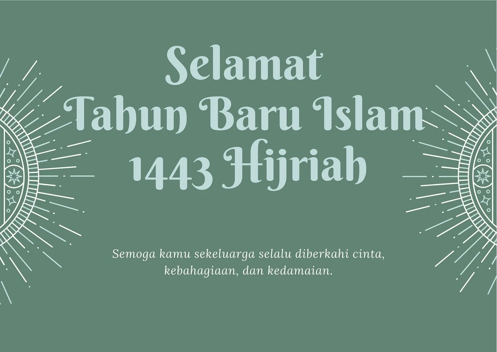 15 Ucapan Tahun Baru Islam 2021 Lengkap dengan Gambar