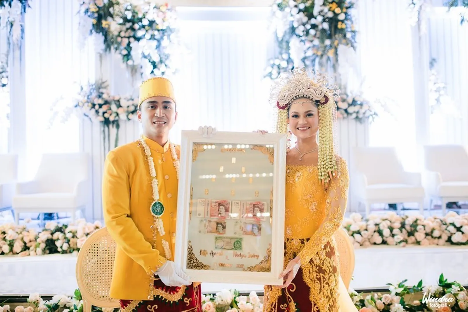 10 Foto Pernikahan Lutfi Agizal dan Nadya Indry, Maharnya Jadi Sorotan