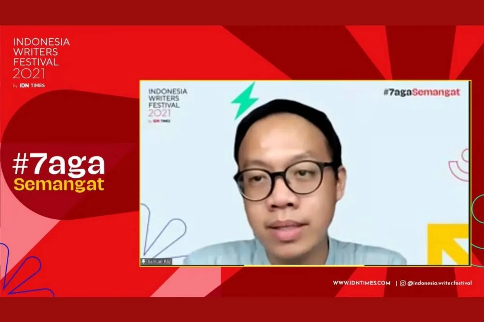 IWF 2021: Berbagi Ilmu Menjadi Penulis dengan Samuel Ray