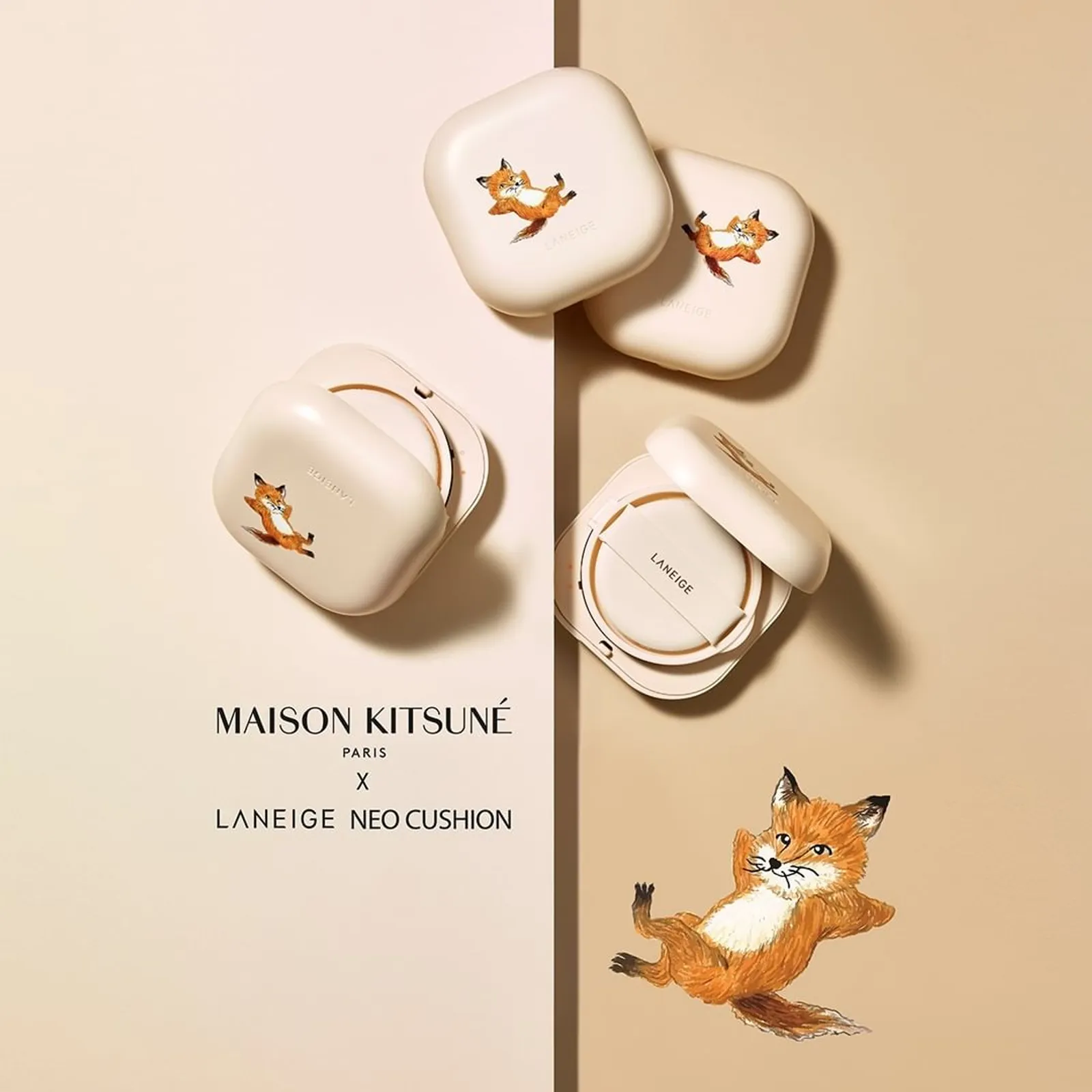 Kolaborasi dengan Maison Kitsuné, Ini Cushion Baru dari Laneige