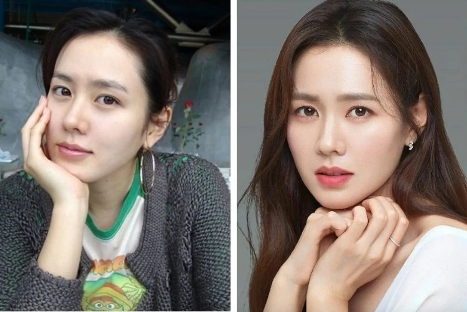 Begini Perbedaan Artis Korea Ketika Bare Face vs Full Makeup