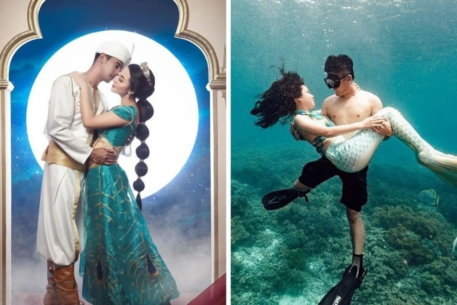 Keren! 10 Inspirasi Pre-Wedding dengan Konsep Unik a la Artis