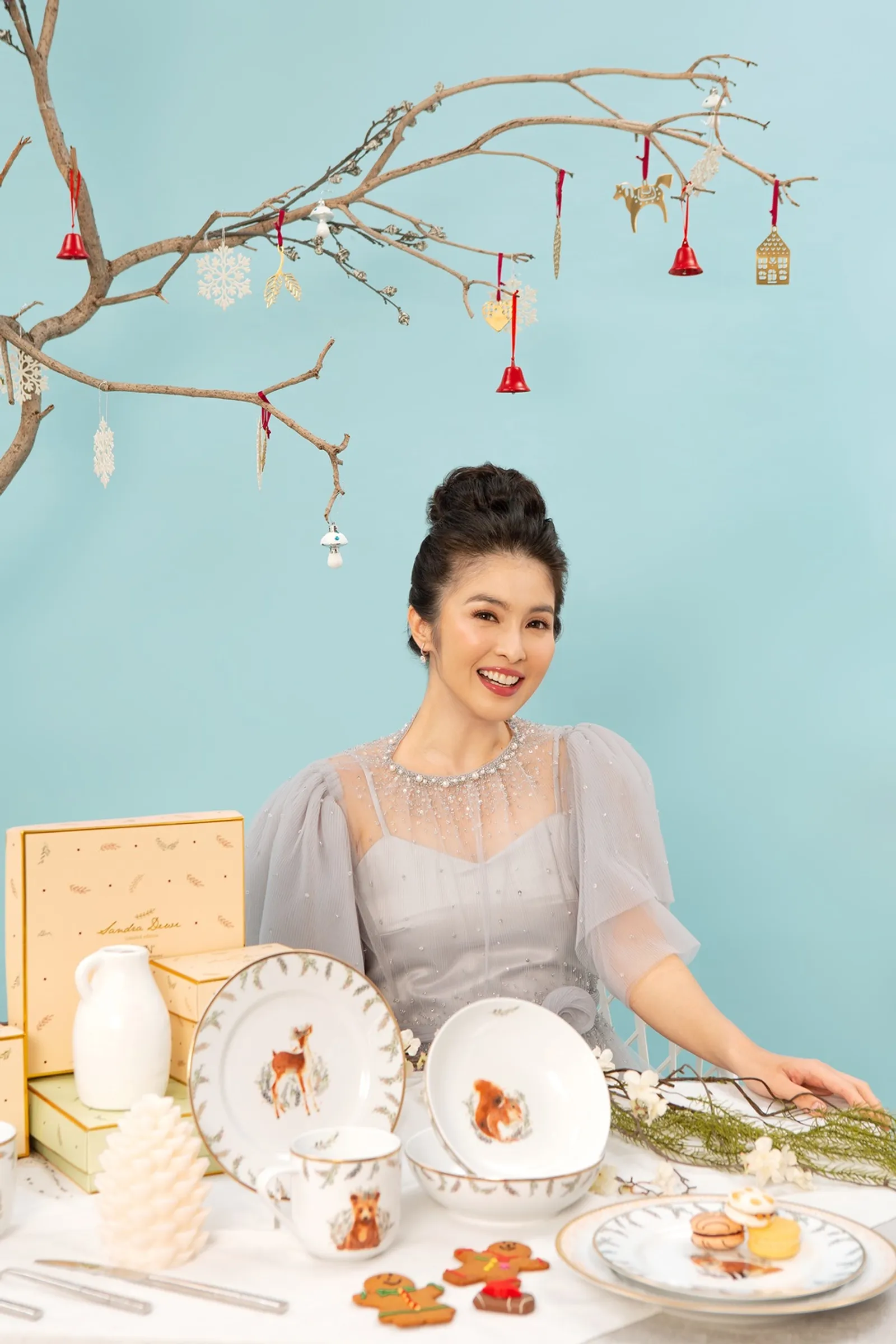 Sambut Natal, ZEN Tableware Gandeng Sandra Dewi Hadirkan Koleksi Baru