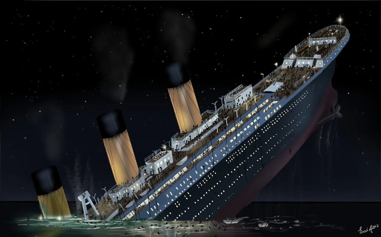 Bukan Gunung Es, Ini Penyebab Tenggelamnya Kapal Titanic