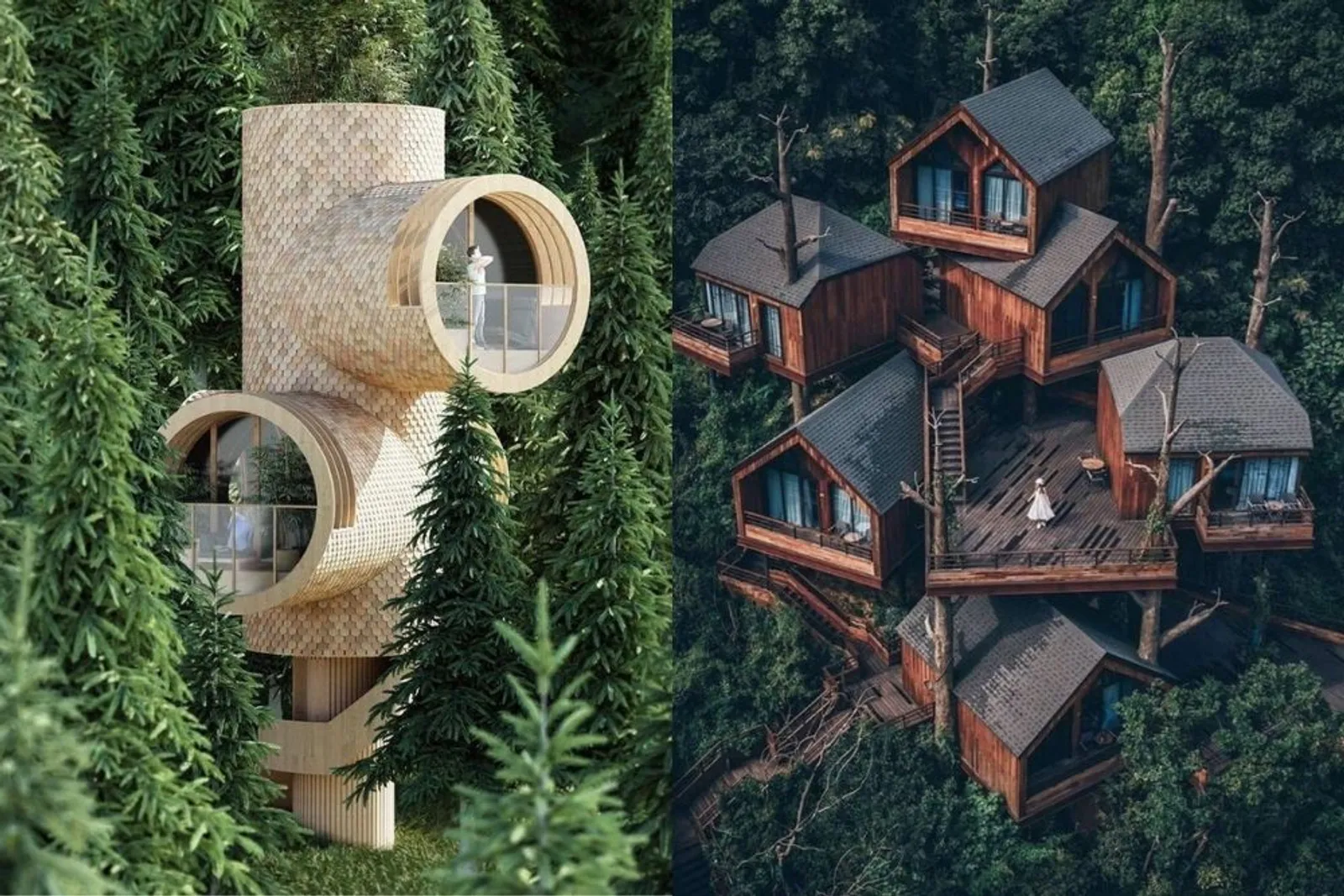 9 Desain Rumah Ini Kelewat Unik, Menghuninya Terasa Jadi Impian Saja