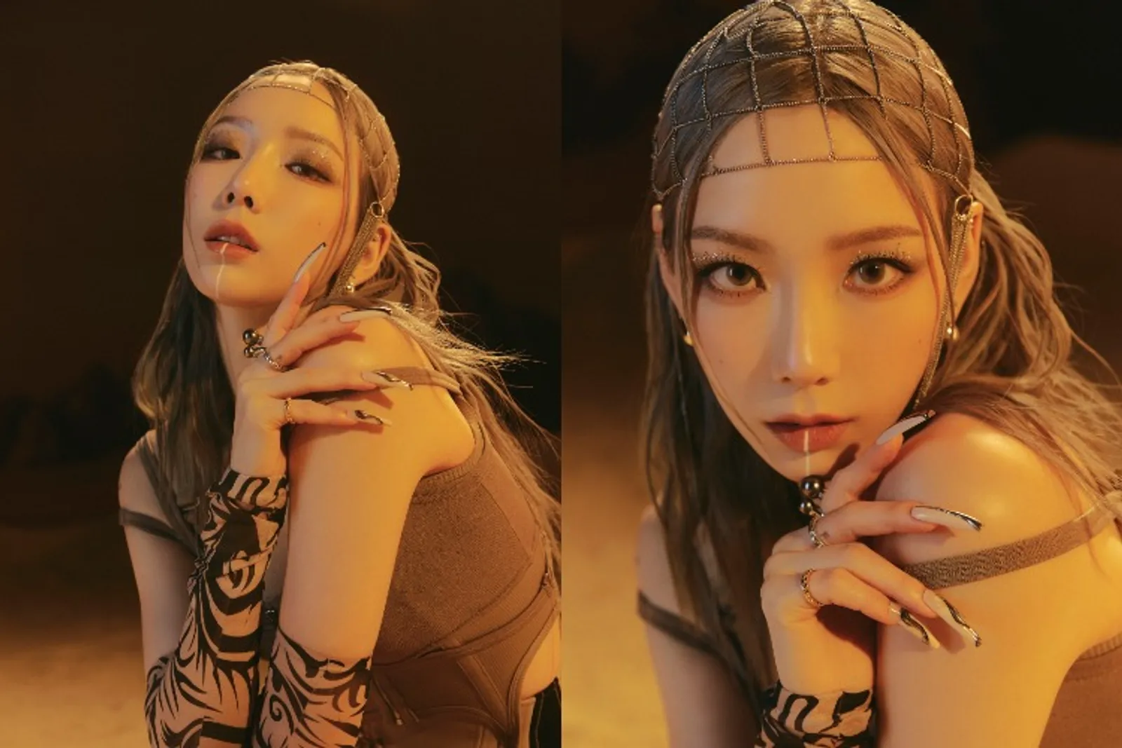 Layaknya Dewi Yunani, Intip Gaya Makeup Taeyeon di MV "INVU"