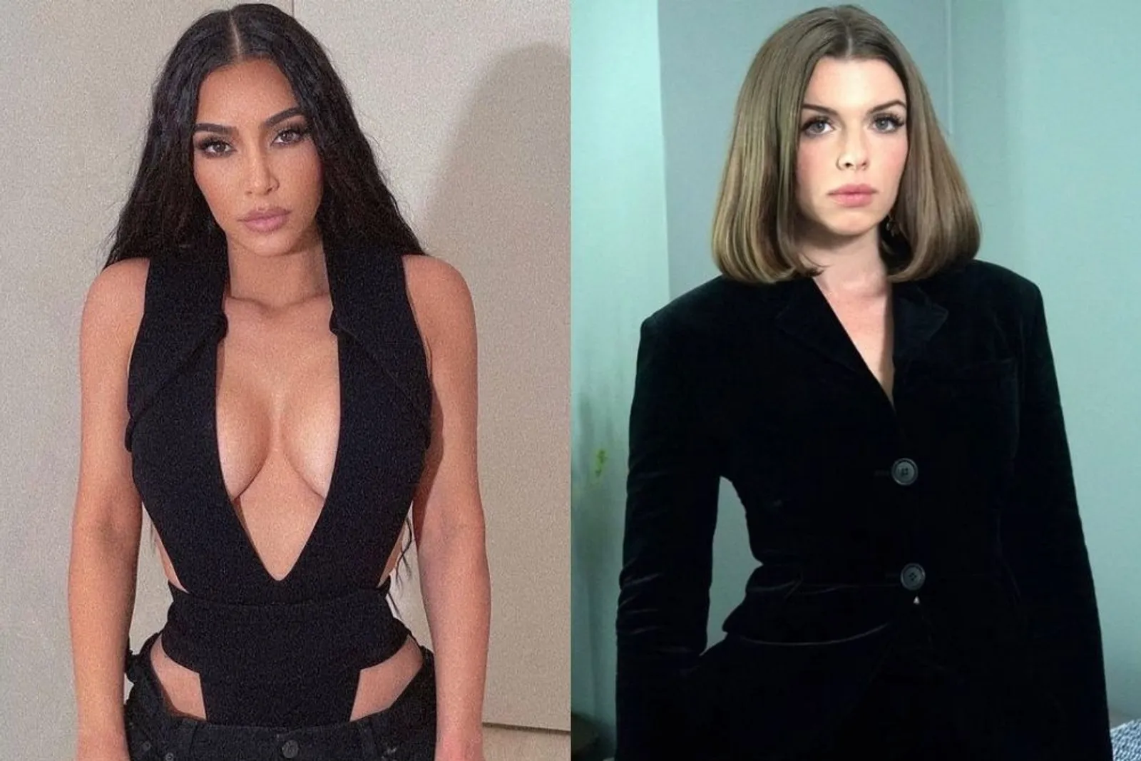 Mantan Kanye West, Adu Pesona Kim Kardashian vs Julia Fox
