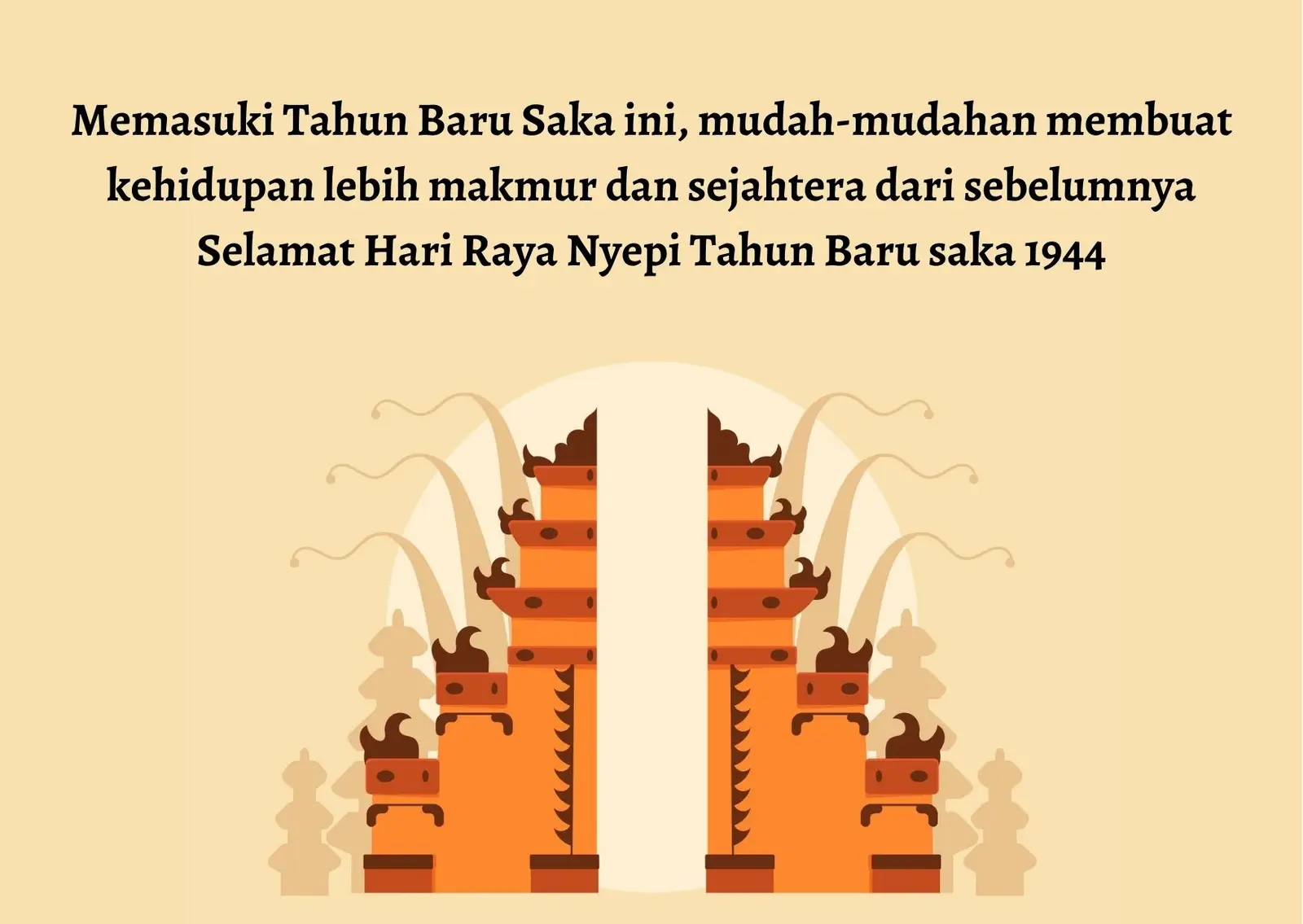 25 Ucapan Selamat Hari Raya Nyepi Lengkap dengan Gambar