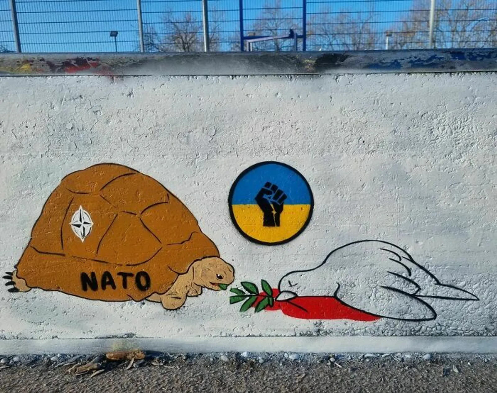 15 Potret Mural Dukungan Seniman Dari Berbagai Negara untuk Ukraina