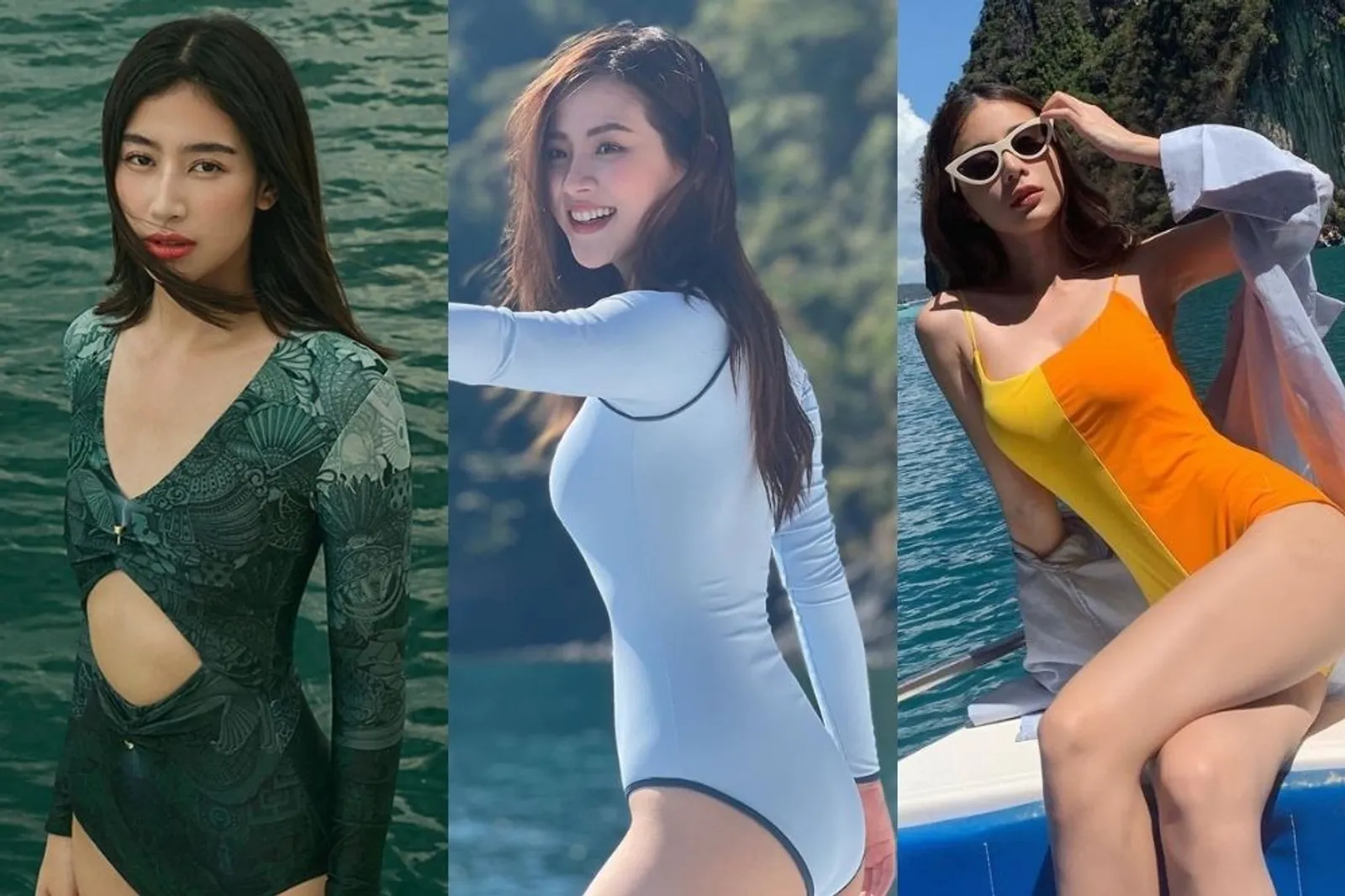 7 Artis Thailand Seksi Saat Kenakan Swimsuit, Pamer Lekuk Tubuh 
