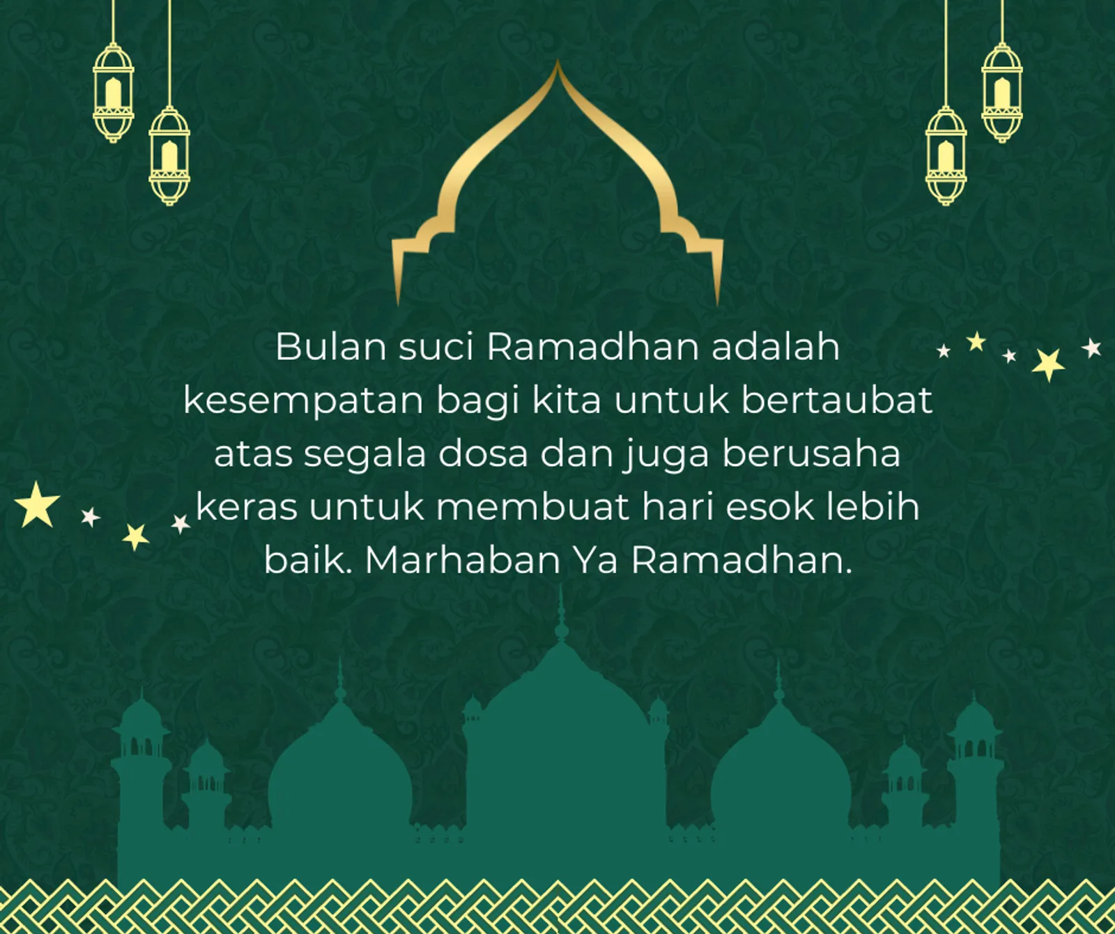 Ucapan Selamat Hari Ramadan yang Cocok Dibagikan ke Teman dan Kerabat