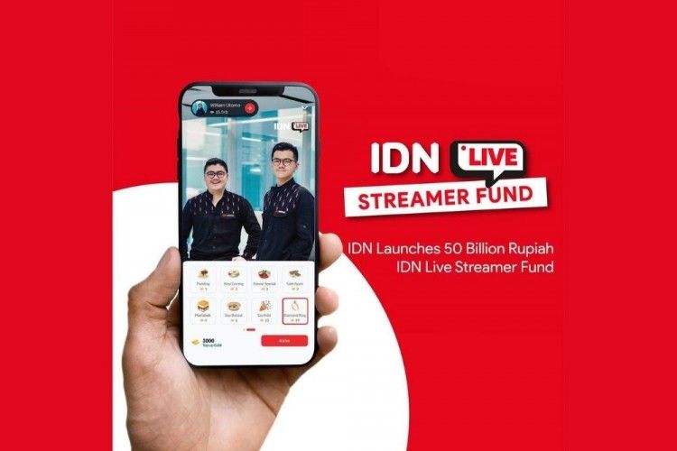 IDN Live Streamer Fund - Rp. 50 Miliar