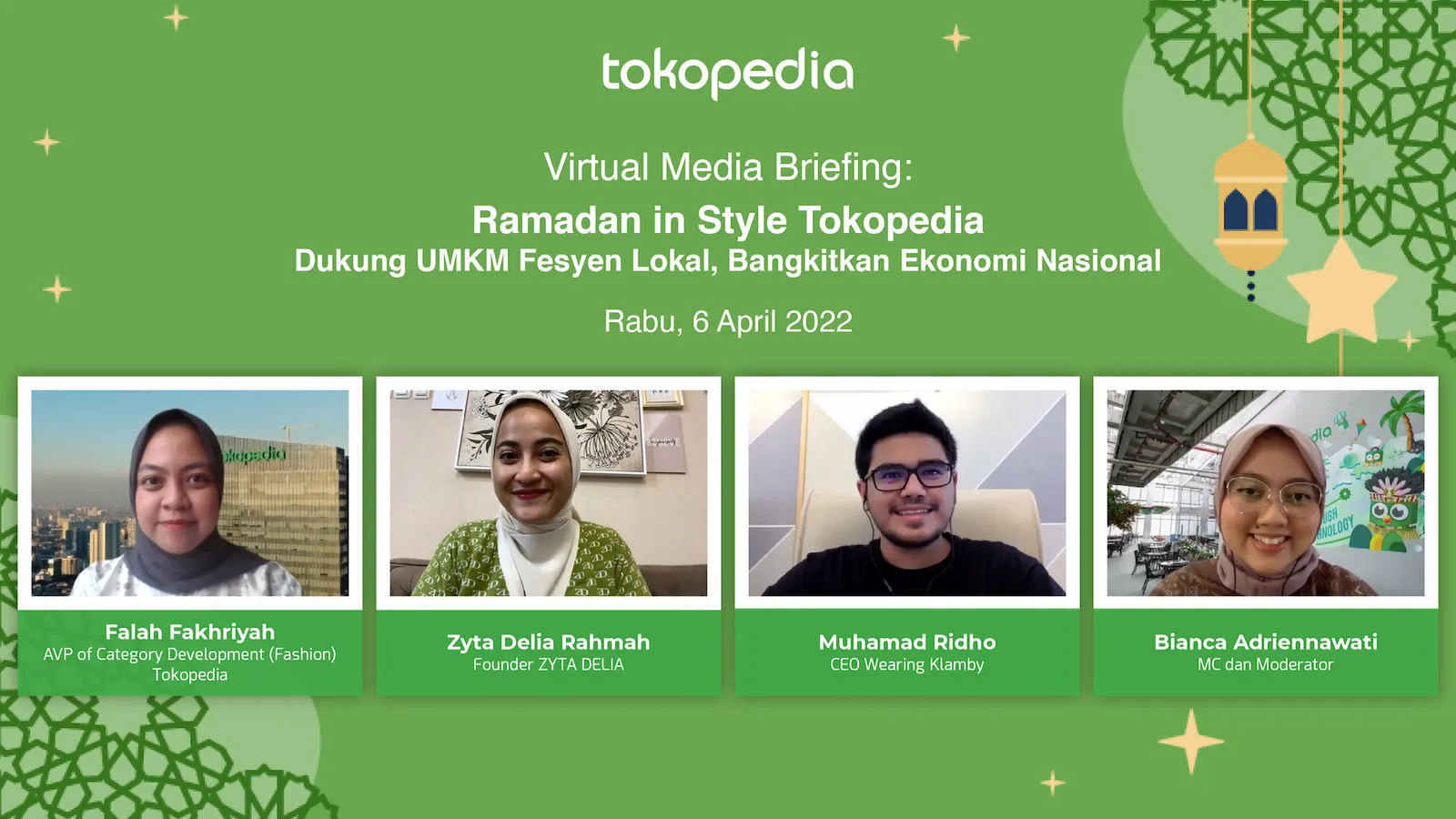 Tokopedia Dukung UMKM Busana Lokal dengan Ramadan In Style