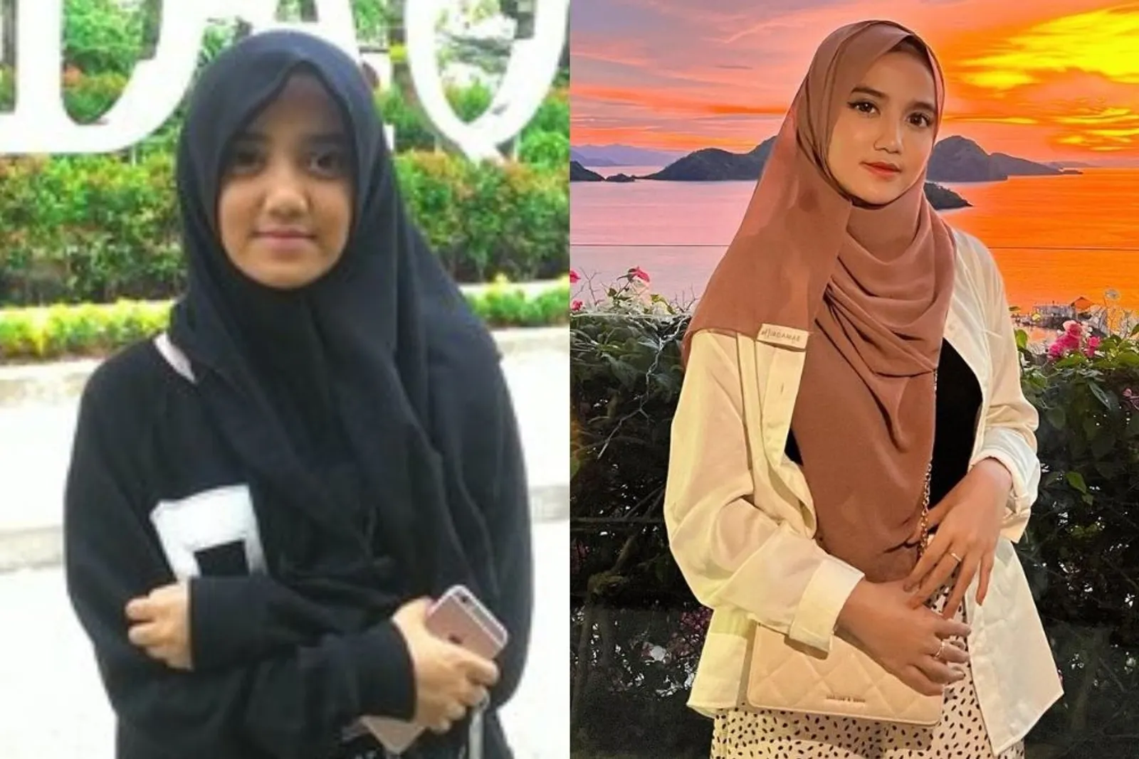 Potret Dulu vs Kini Anak Artis yang Kenakan Hijab