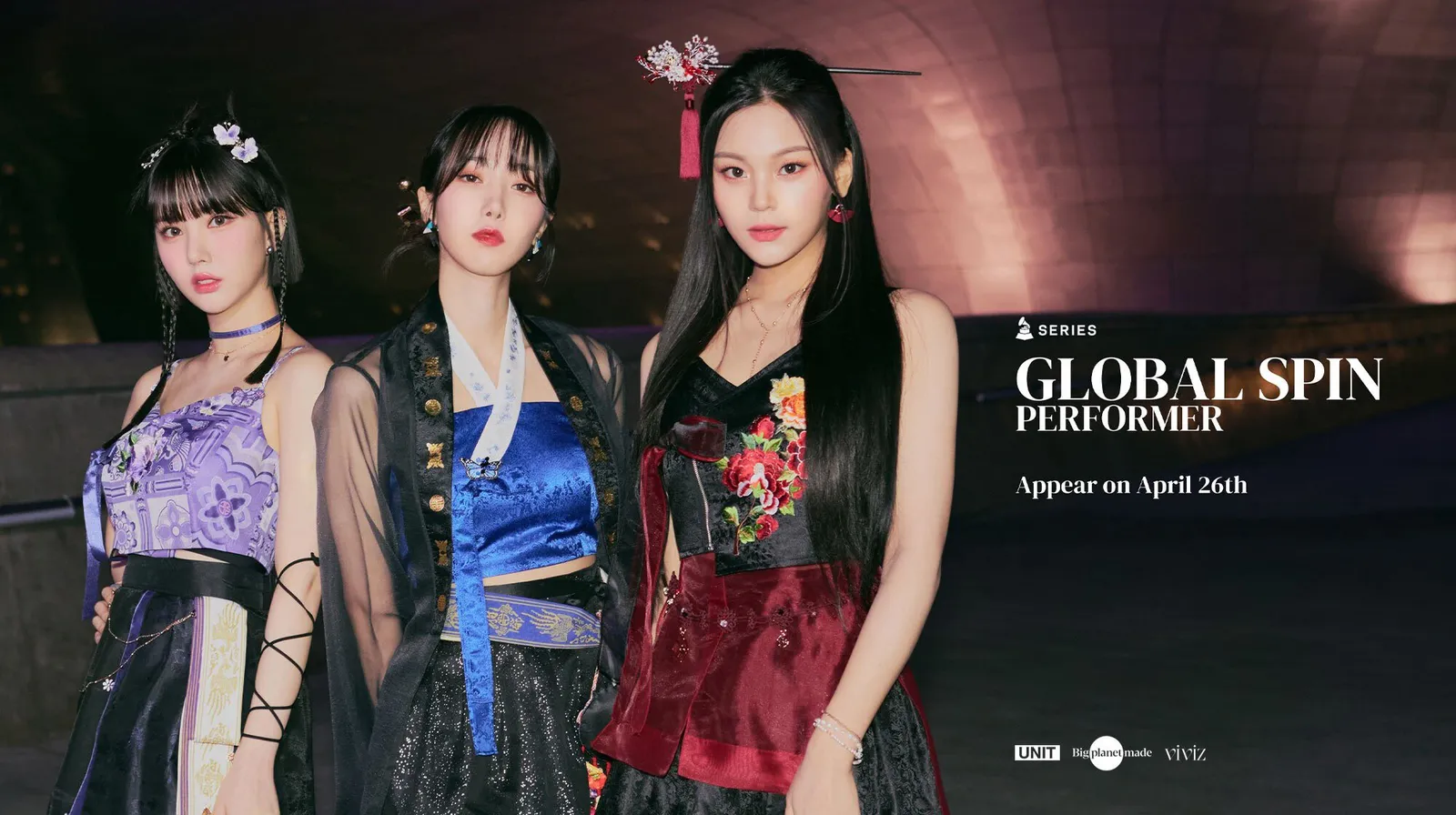 VIVIZ Jadi Girl Group K-Pop Pertama yang Tampil di Global Spin GRAMMY