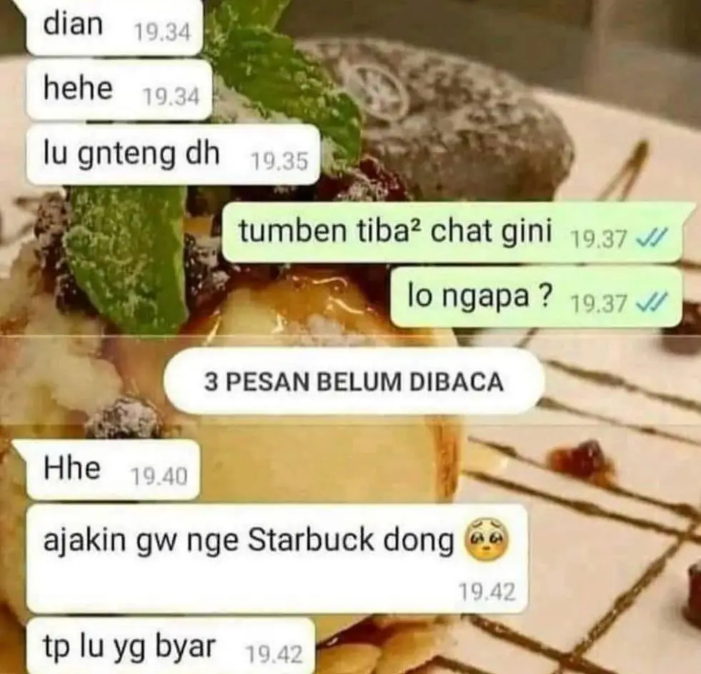 Kocak! 10 Chat Modus Merayu yang Ending-nya Bikin Ngakak