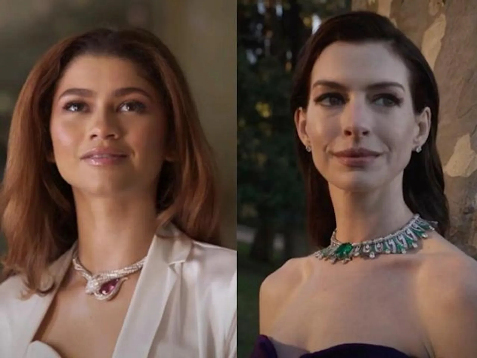 Anne Hathaway & Zendaya Tampil Memukau di Iklan BVLGARI