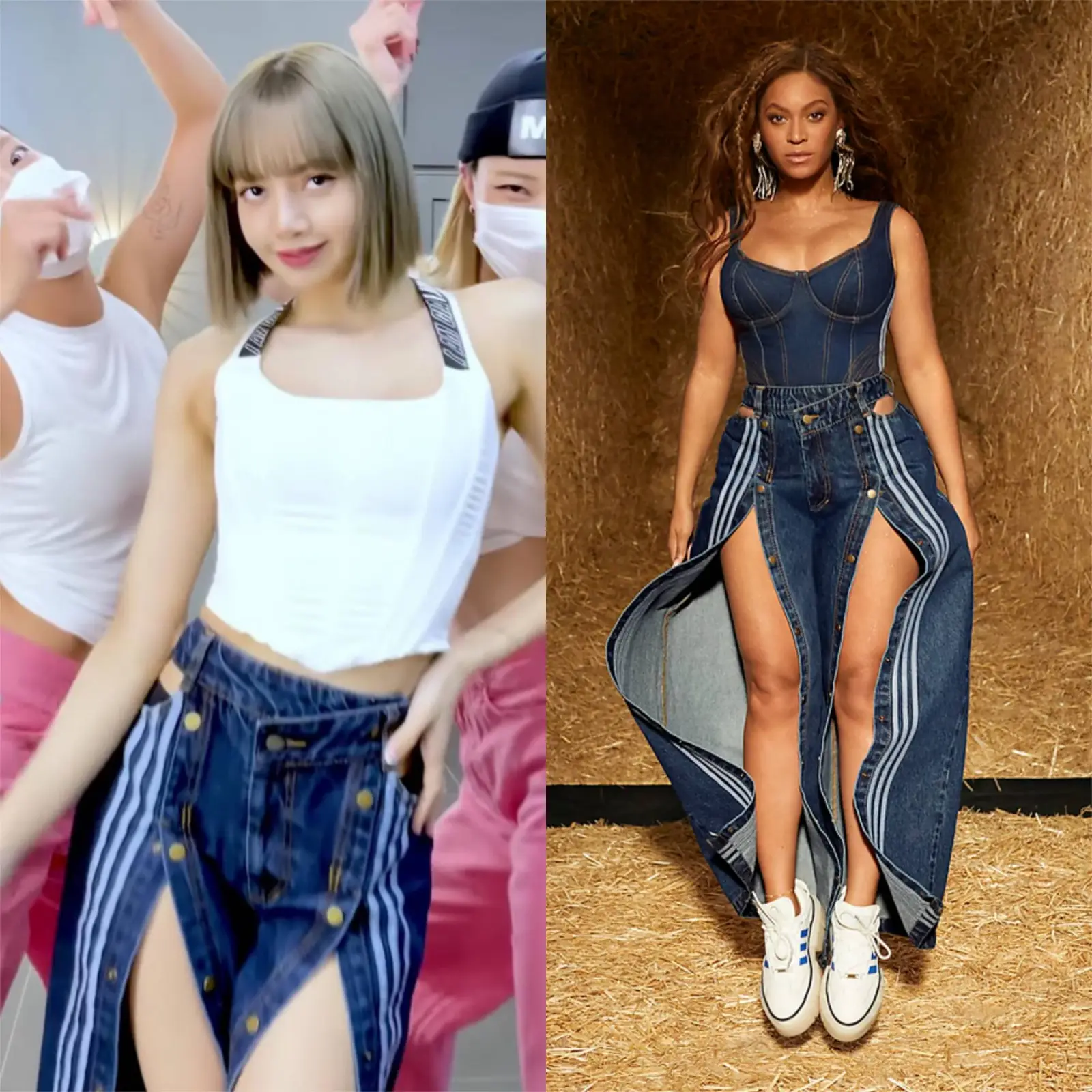 Adu Gaya Member BLACKPINK vs Seleb Hollywood Pakai Baju yang Sama