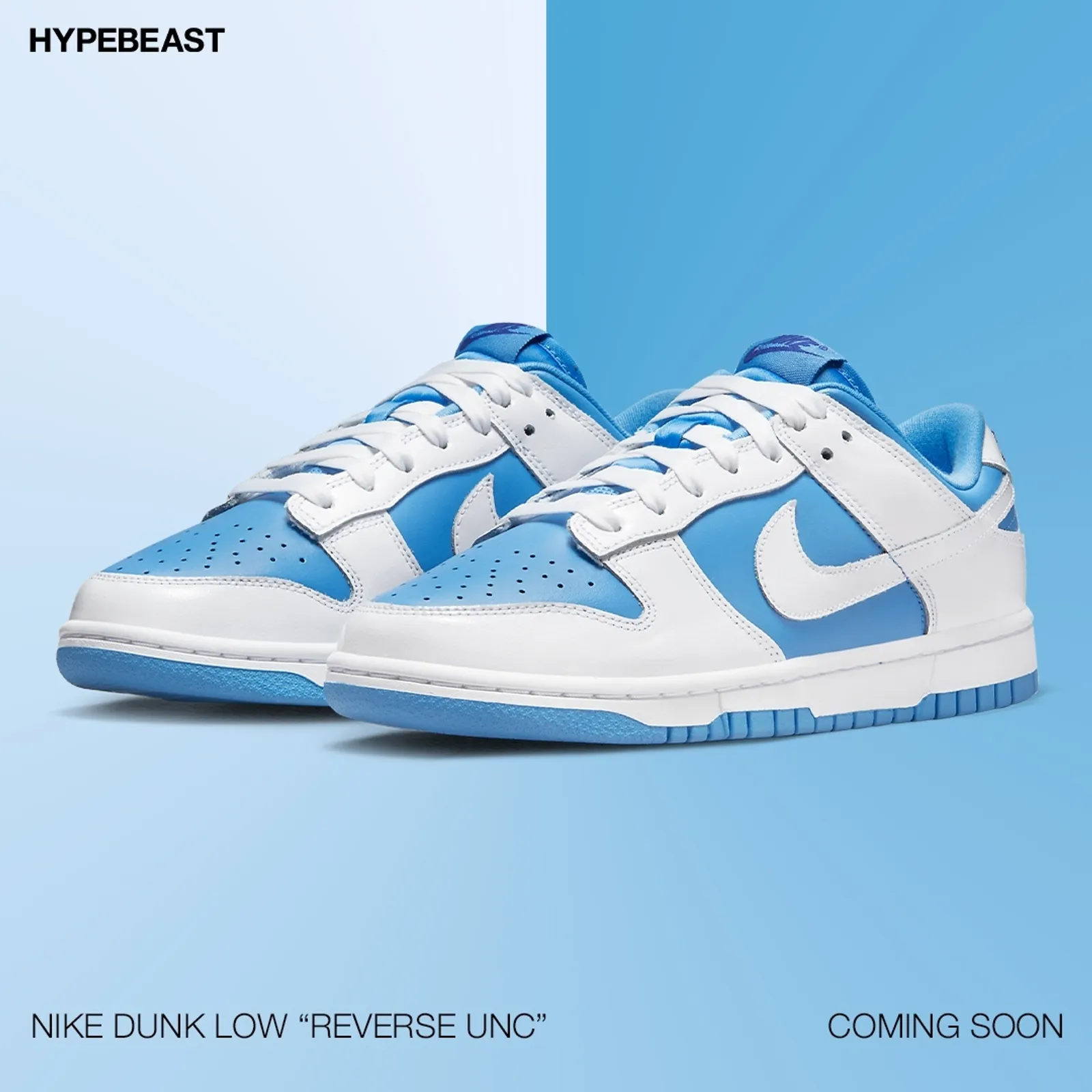 Nike Rilis Dunk Low 'Reverse UNC' Khusus untuk Cewek