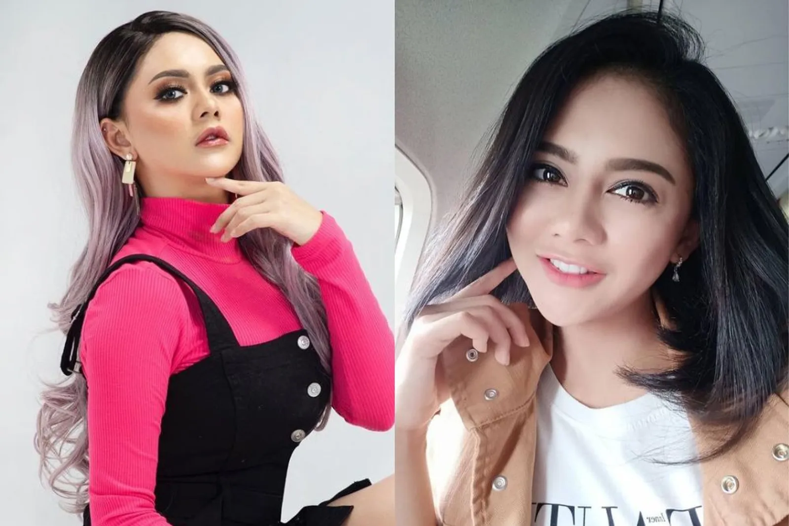 Kerap Gunakan Wig, Begini Penampilan Artis Jika Tak Pakai