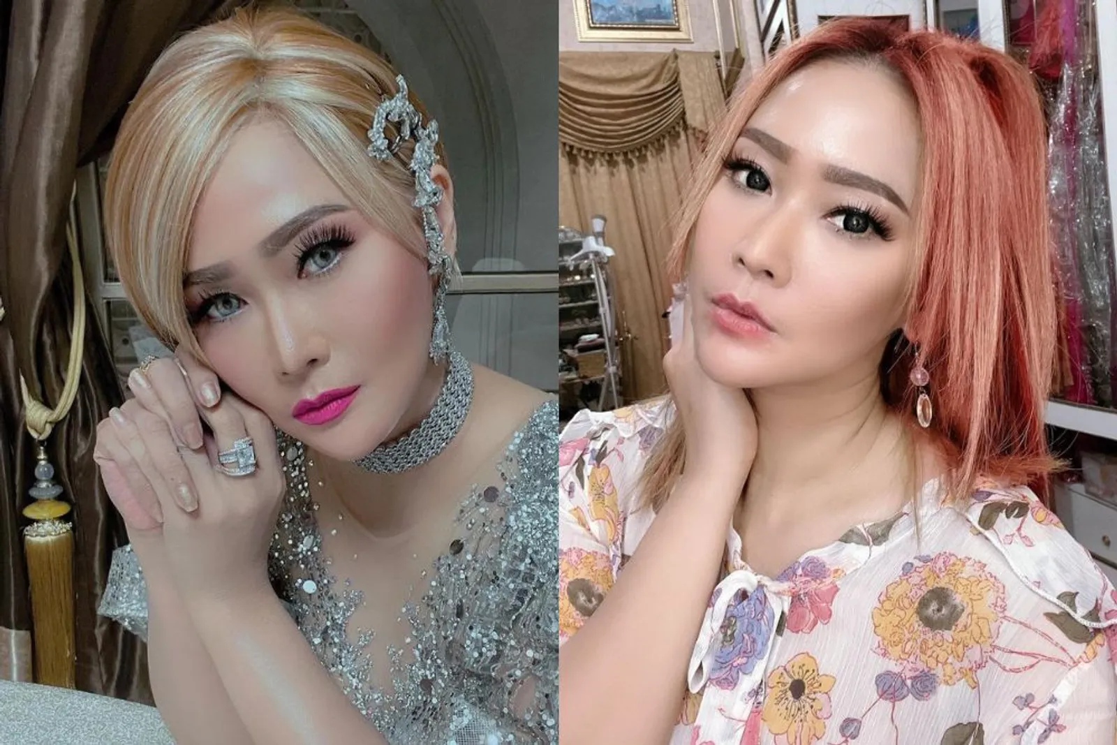 Kerap Gunakan Wig, Begini Penampilan Artis Jika Tak Pakai