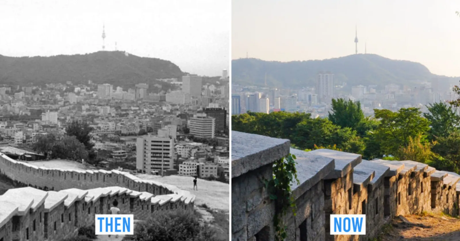 12 Potret Bangunan Bersejarah di Kota Seoul Dulu dan Sekarang