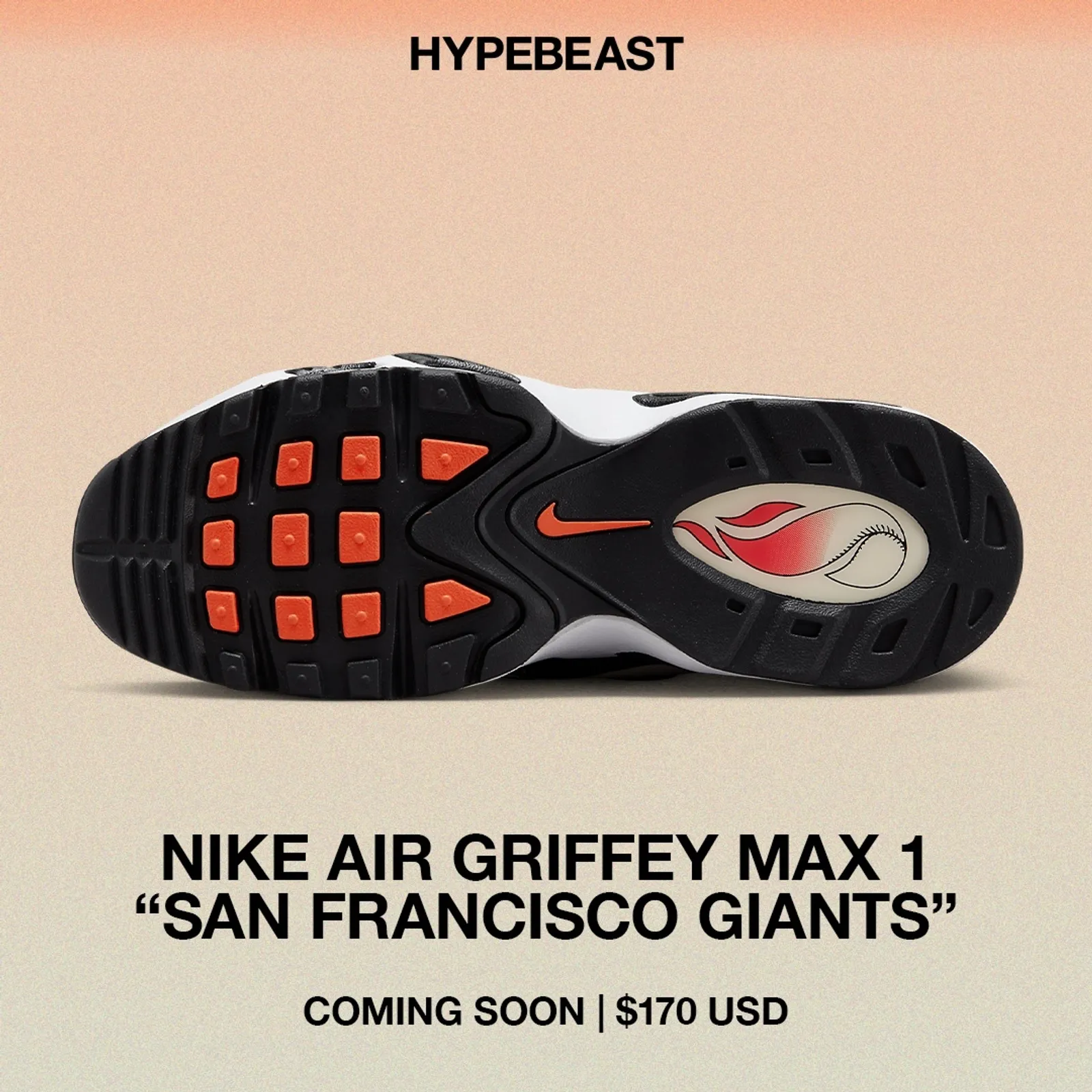 Nike Rilis Air Griffey Max 1 dalam Warna 'San Francisco Giants'