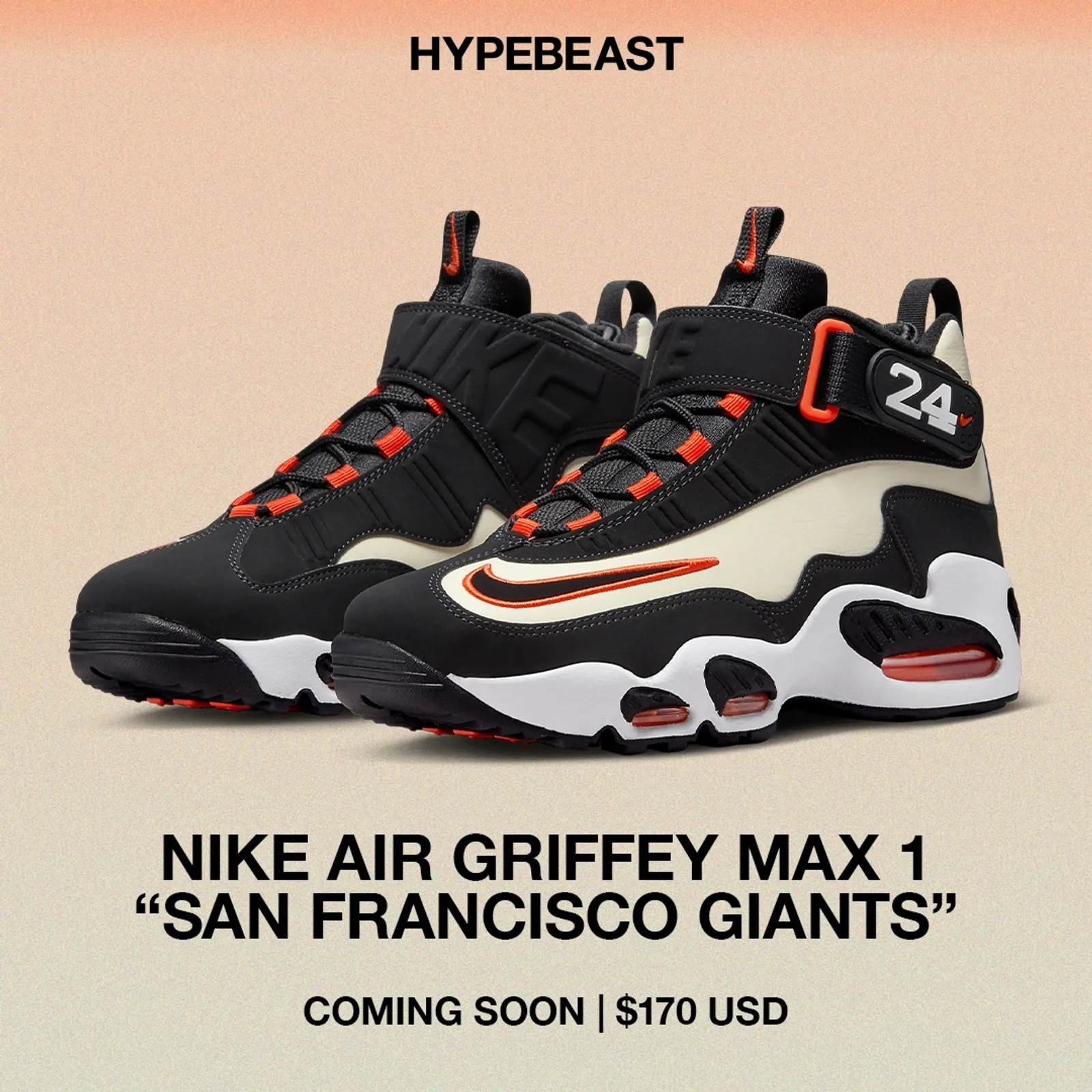 Nike Rilis Air Griffey Max 1 dalam Warna 'San Francisco Giants'