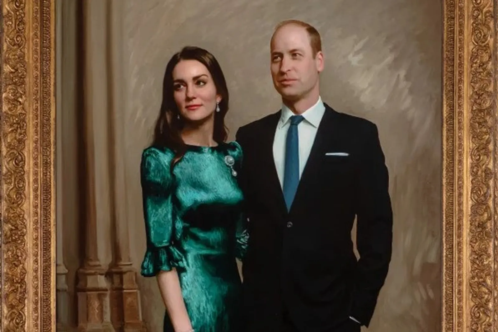 Penampilan Elegan Kate Middleton untuk di Potret Kerajaan Pertamanya