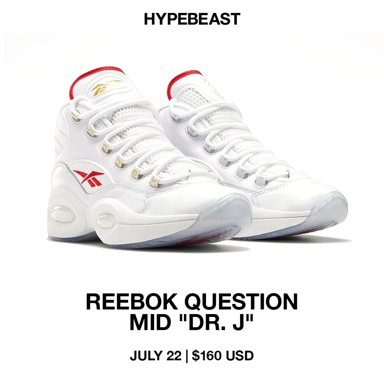 Segera Rilis! Ini Detail Reebok Question Mid 'Dr. J'!