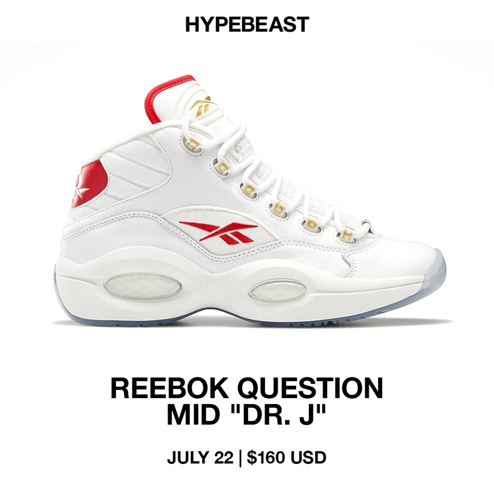 Segera Rilis! Ini Detail Reebok Question Mid 'Dr. J'!