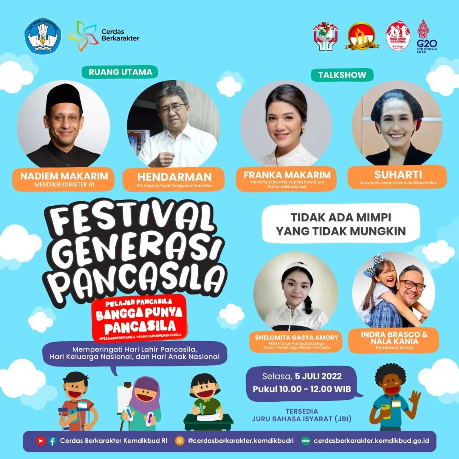 Kemendikbudristek Gelar Festival Generasi Pancasila