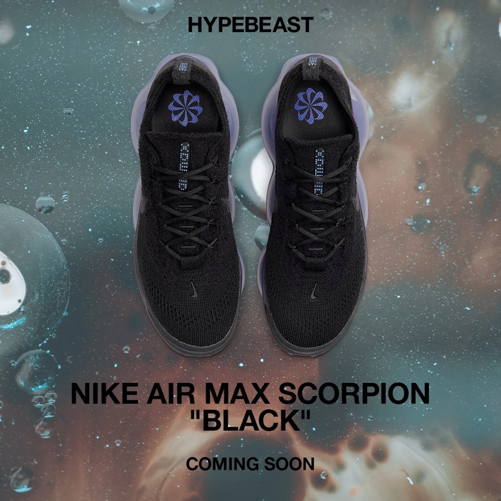 Detail Keren pada Nike Air Max Scorpion dalam Colorway 'Black'