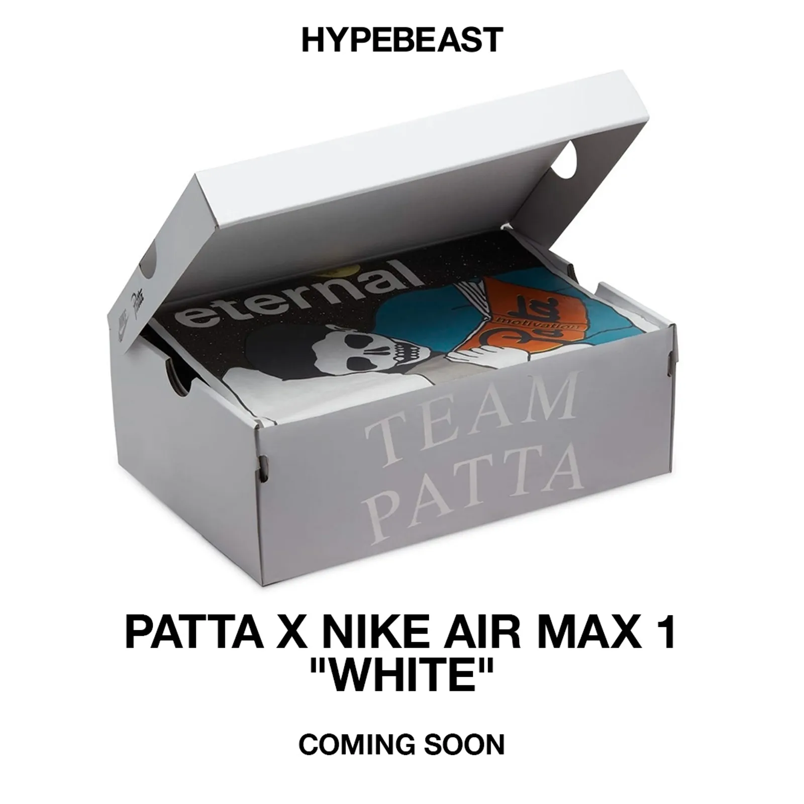 Siluet Unik pada Koleksi Sneaker Patta x Nike Air Max 1 'White'