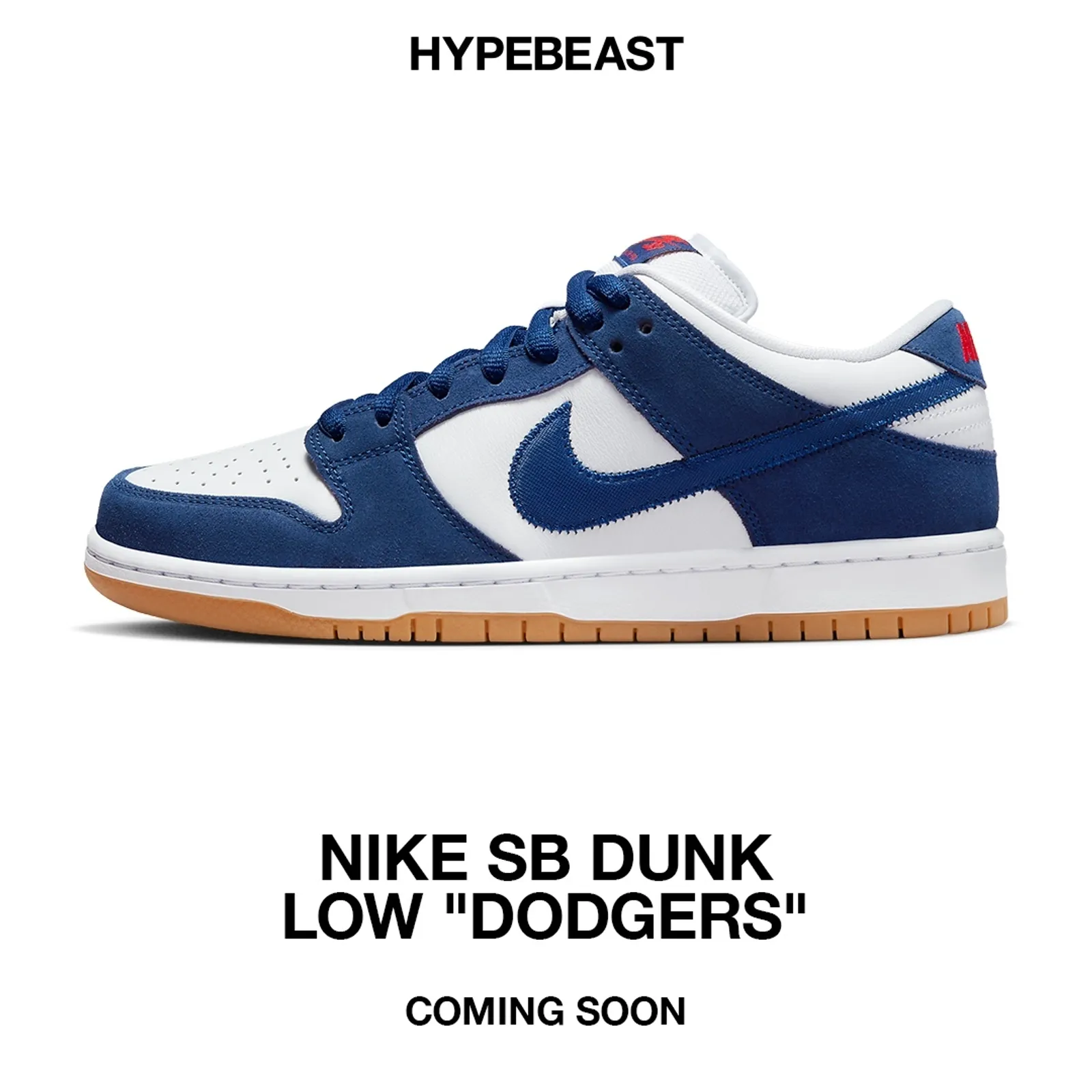Intip Detail pada Sneaker Nike SB Dunk Low 'Dodgers'!