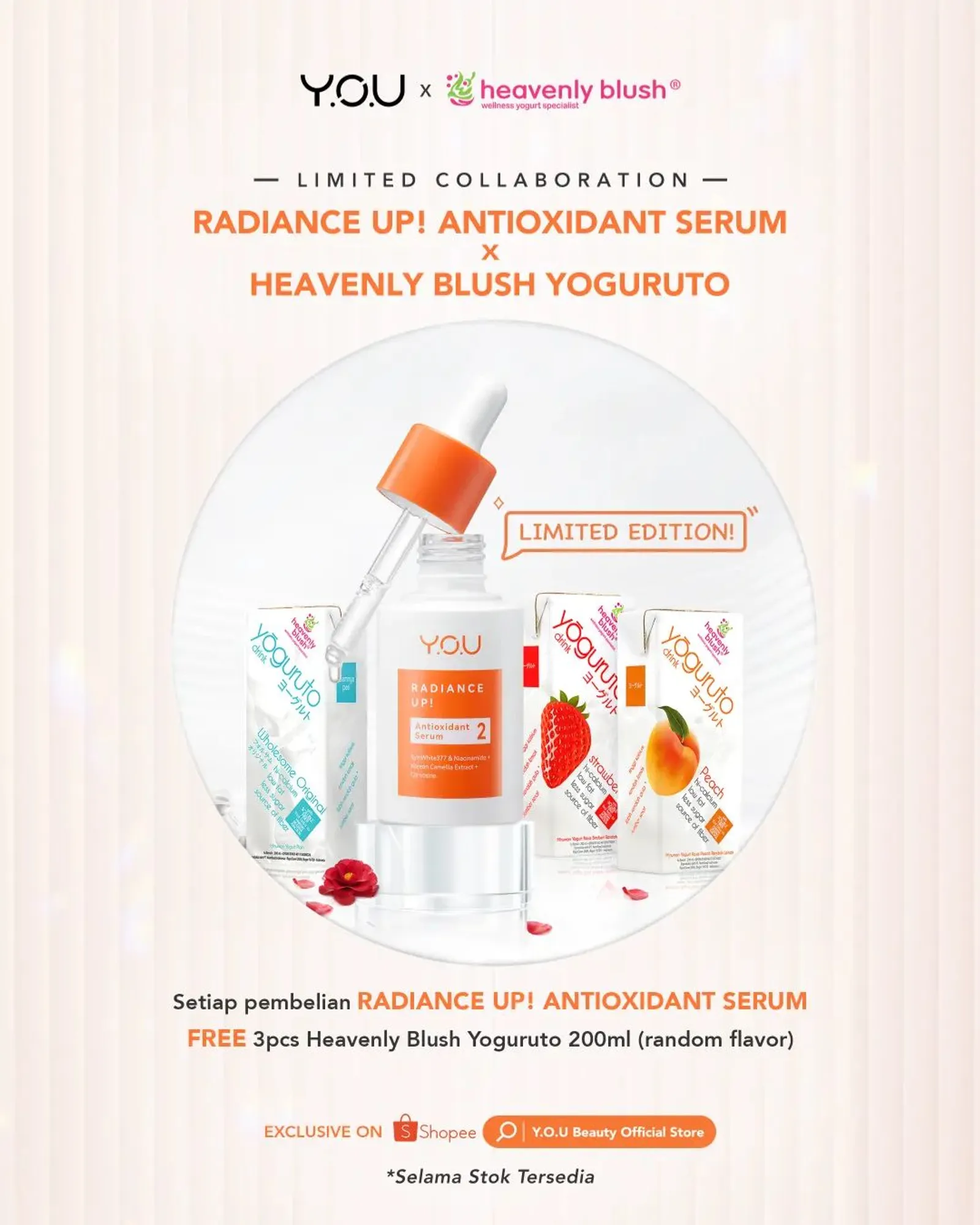 Y.O.U Beauty Gandeng Heavenly Blush Ajak Kamu Sehat Dalam dan Luar