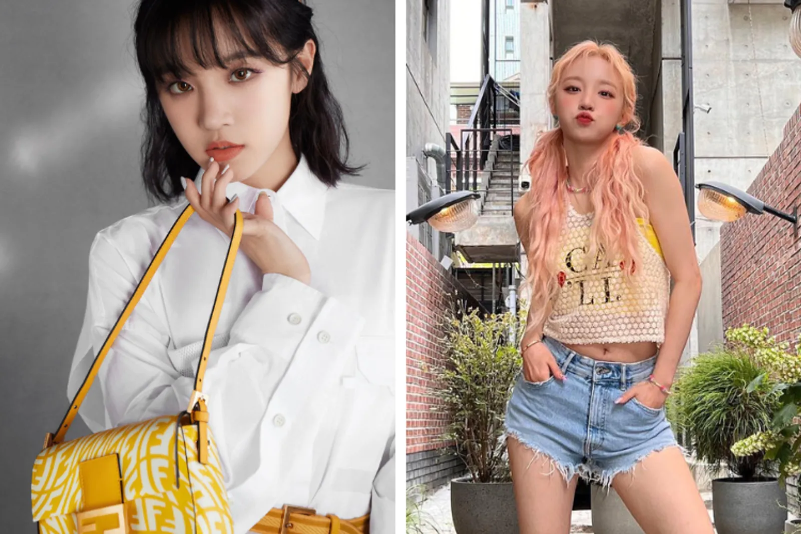 Beda Penampilan Idol Korea saat Rambut Pendek dan Panjang