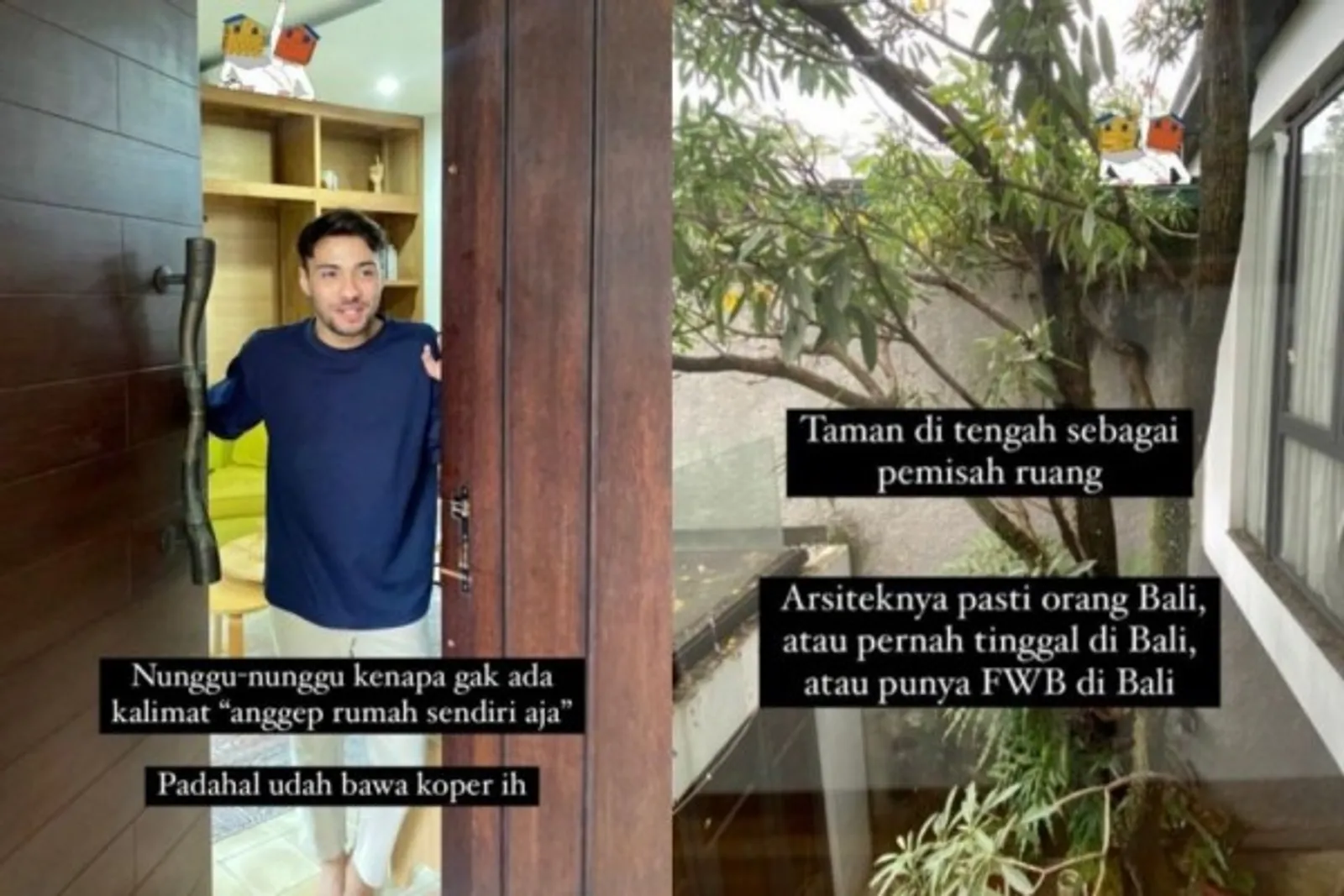 13 Potret Rumah Refal Hady yang Asri, berasa Liburan di Villa Bali!
