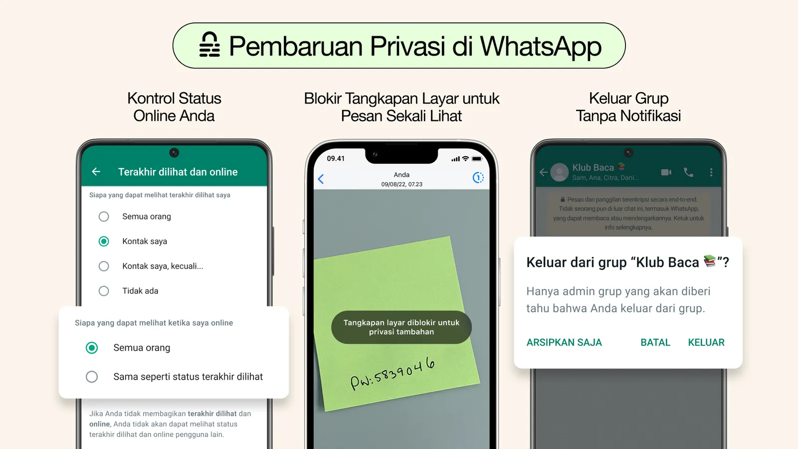Simak Fitur Baru WhatsApp yang Siap Lindungi Privasi Kamu!
