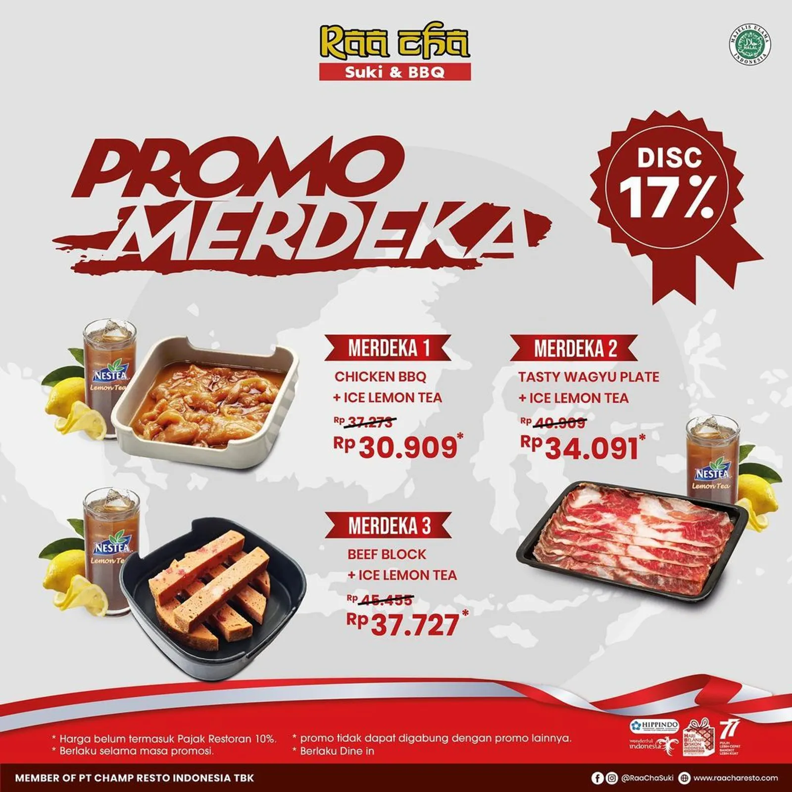 41 Promo 17 Agustus 2022, Makanan dan Minuman Diskon Besar!