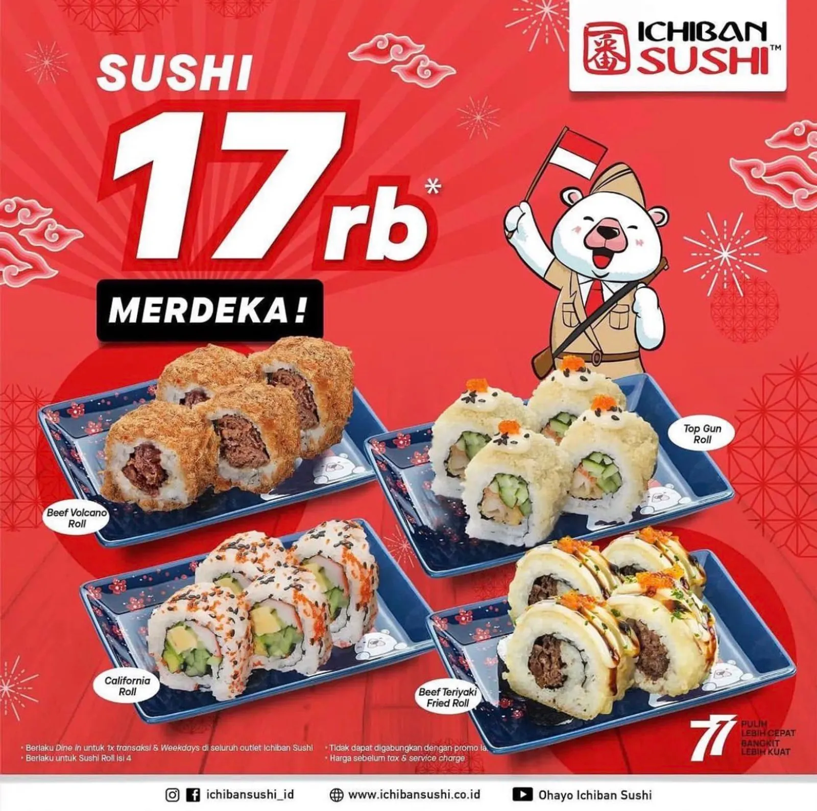 41 Promo 17 Agustus 2022, Makanan dan Minuman Diskon Besar!