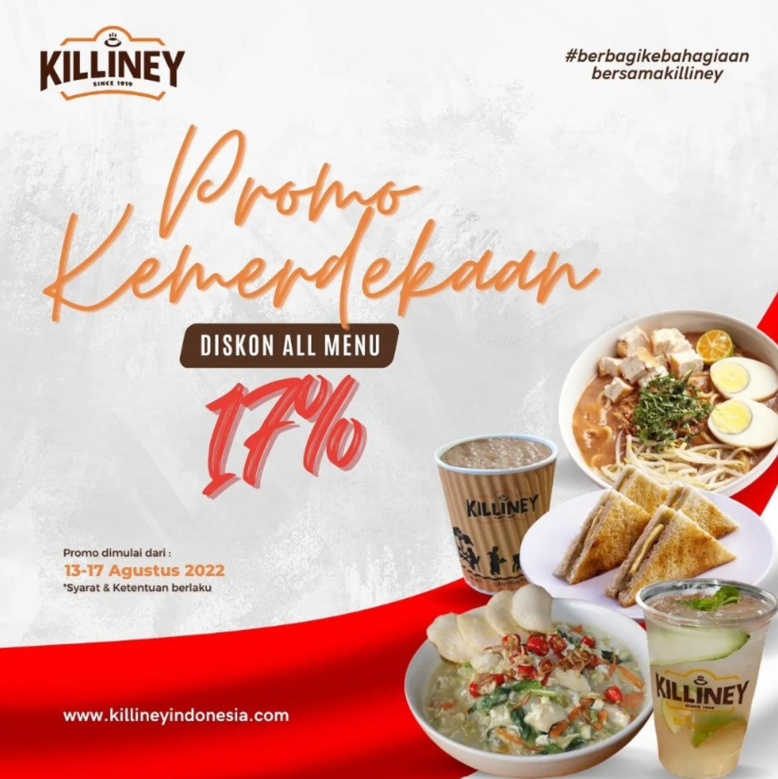 41 Promo 17 Agustus 2022, Makanan dan Minuman Diskon Besar!