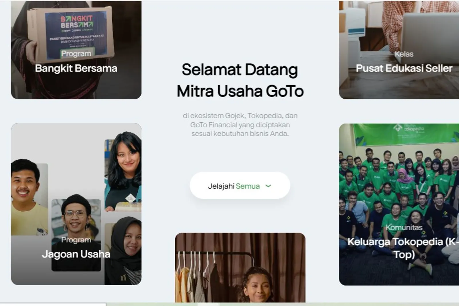 Situs Mitra Usaha GoTo Resmi Diluncurkan, Permudah UMKM Berkembang