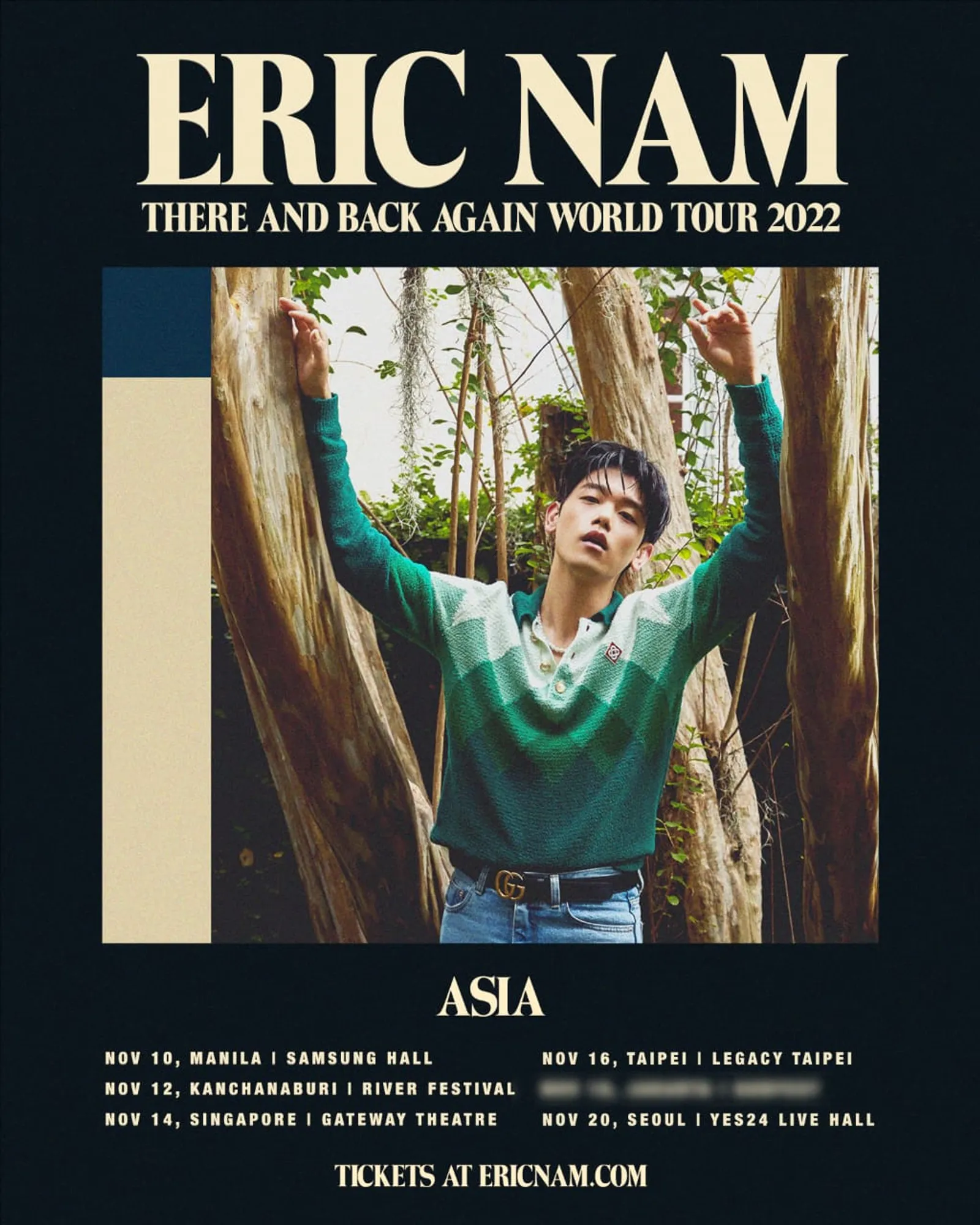 Tok! Eric Nam Umumkan Tur Asia, Adakah Nama Jakarta? 