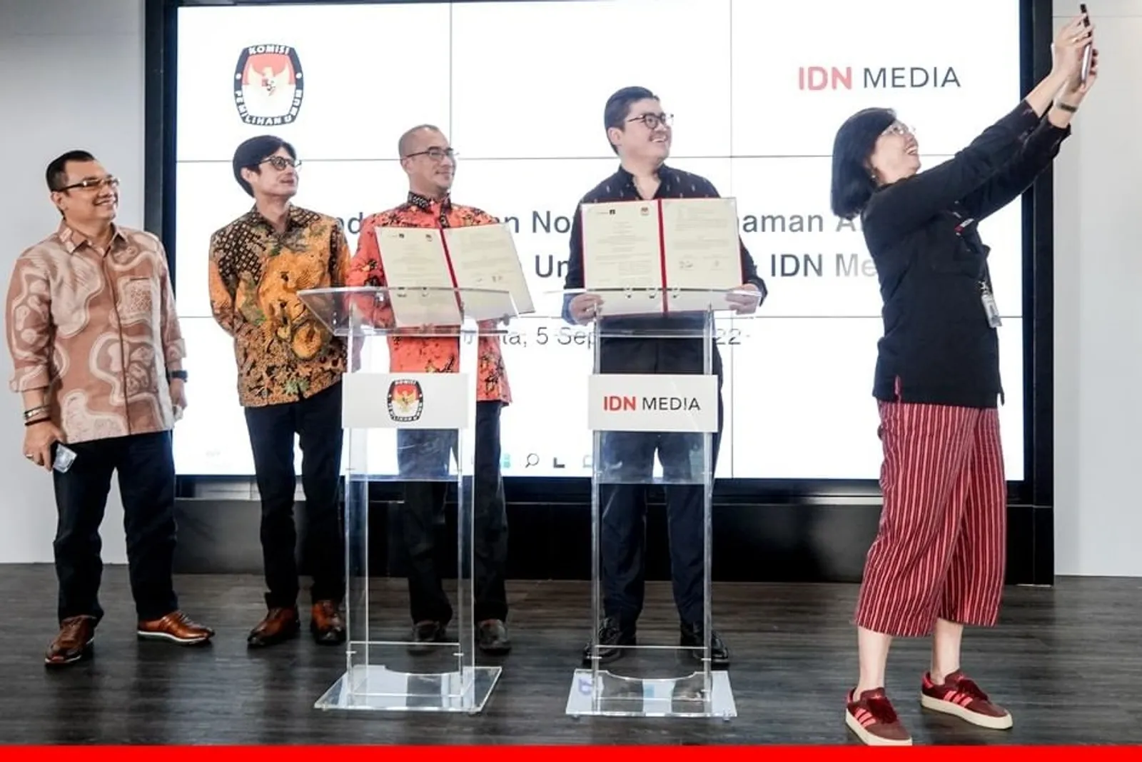 IDN Media dan KPU Resmikan Kerja Sama untuk Sukseskan Pemilu 2024